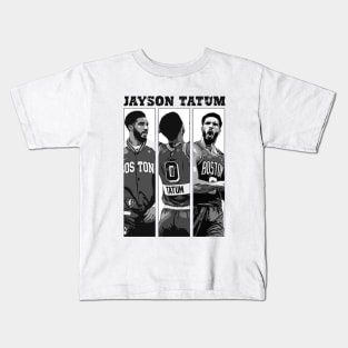 Jayson Tatum Basketball 2 Kids T-Shirt